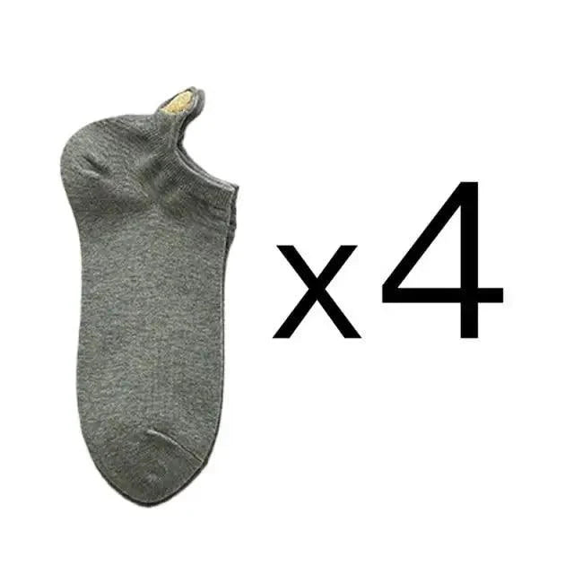Gray women's ankle sock, 4-pack on Tampa Home & Garden Store