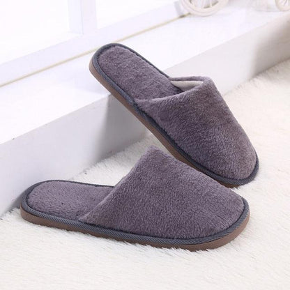 Stevvex purple fluffy house slippers for women, fleece-lined indoor slides, 2 slippers on Tampa Home & Garden Store