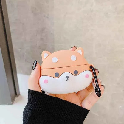 airpods case Shaketea Shiba Inu, compatible with 3rd Gen/Pro, orange-tan top white bottom on Tampa Home & Garden Store