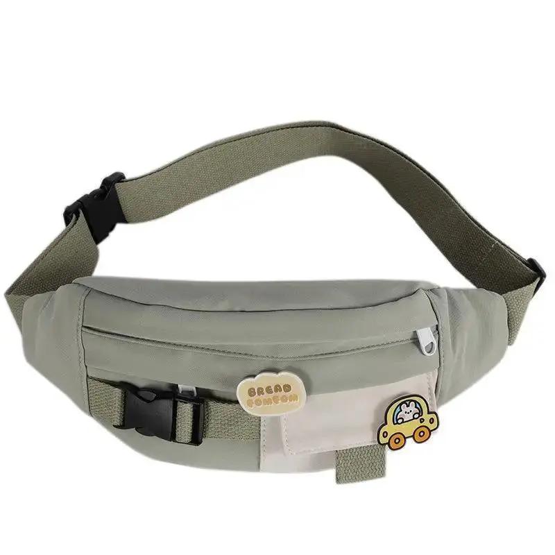 Cute Solid Fanny Pack for Girls Crossbody Bag