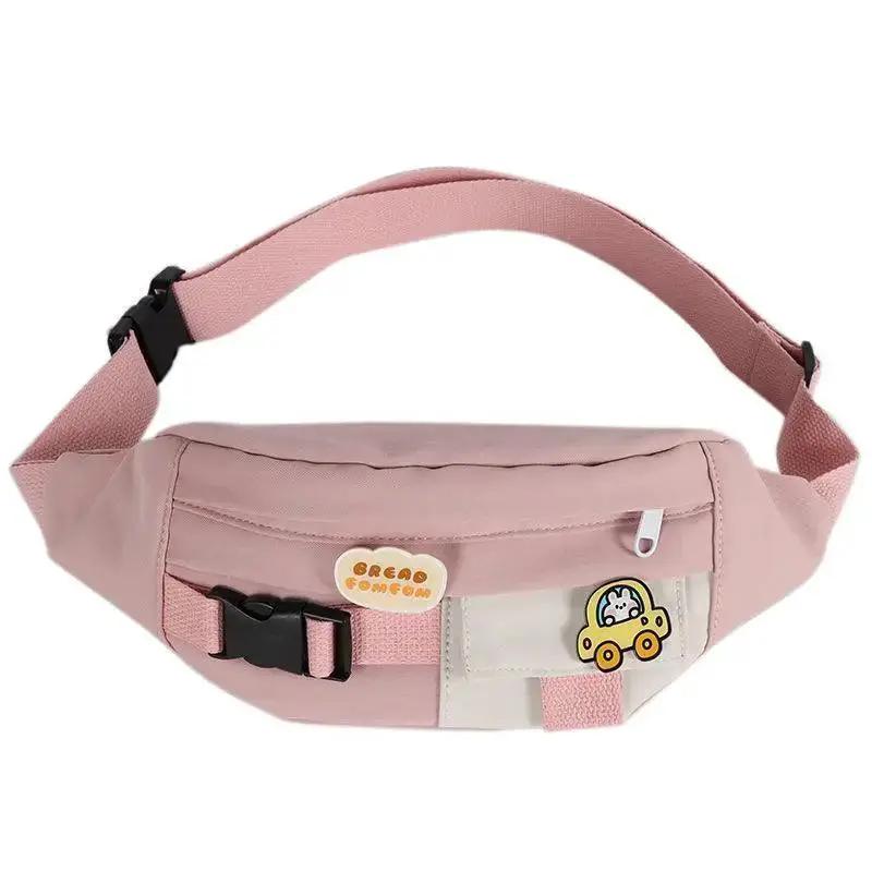 Cute Solid Fanny Pack for Girls Crossbody Bag