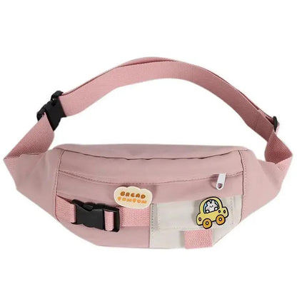 Cute Solid Fanny Pack for Girls Crossbody Bag