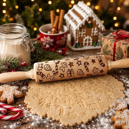 Christmas Rolling Pin Set In 10 Styles Varieties