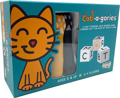 Cat•a•gorías - Juego de pensamiento rápido con intercambio de dados