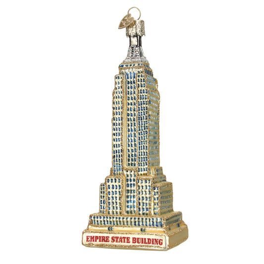 Empire State Building Glass Ornament - Tampa Home & Garden Store