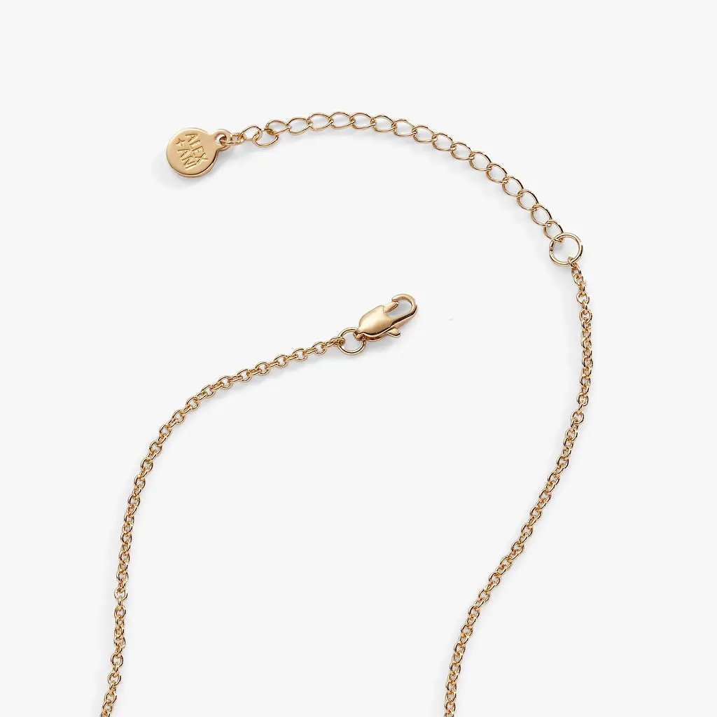 Celestial Shooting Star Necklace With Crystal