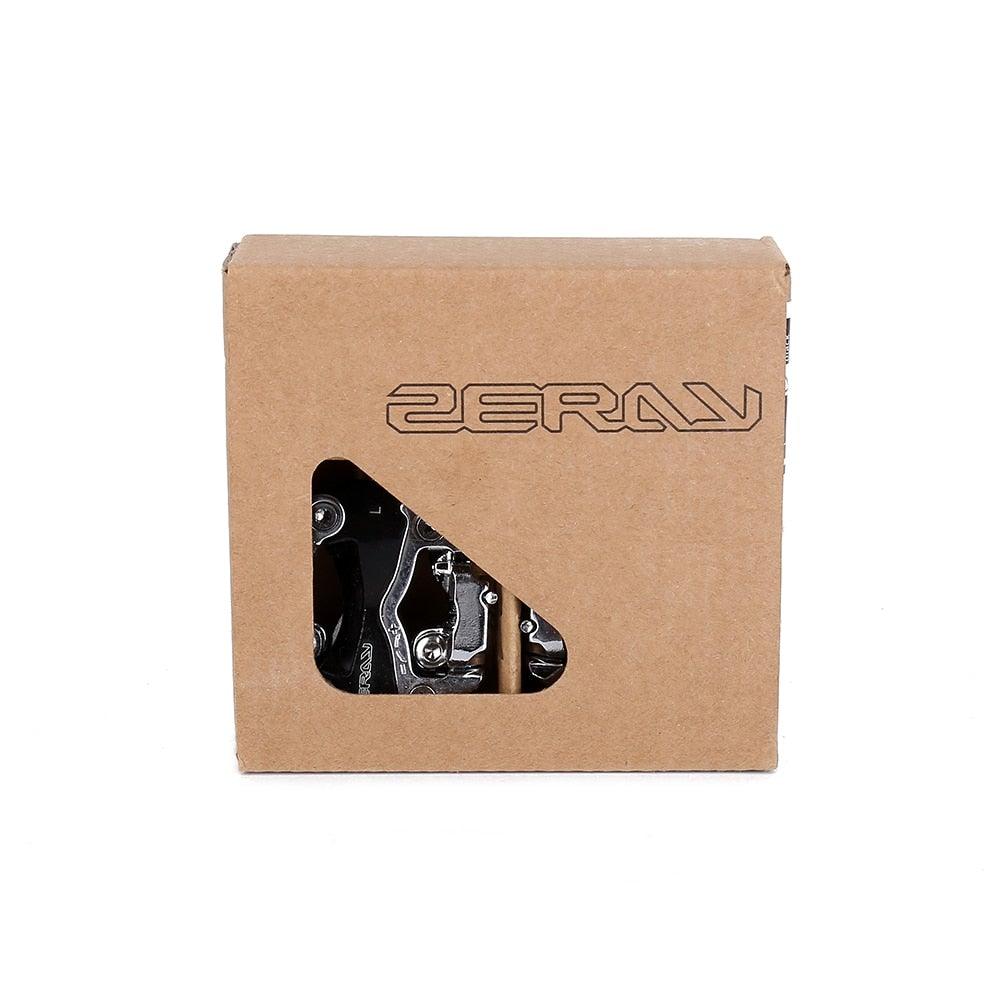 Stevvex Universal Clipless Pedals in black, boxed with window on Tampa Home & Garden Store