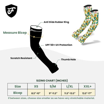 Manchons de protection - Fleurs de jardin - S/M