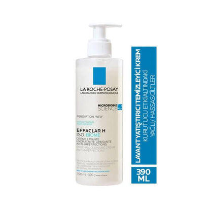 La Roche-Posay Effaclar H ISO-Biome cleanser bottle with white pump, 390 ml on Tampa Home & Garden Store
