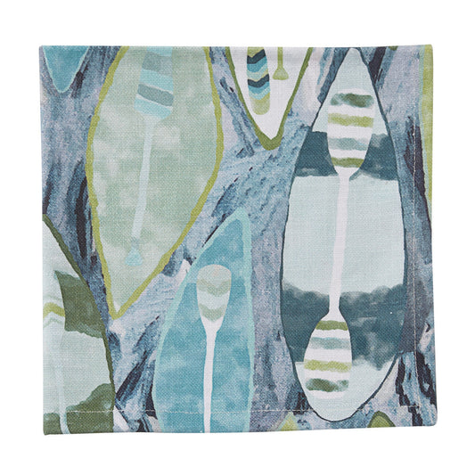 Serviette de table Canoës colorés