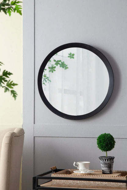 Transitional Decor Mirror with Frame for Bathroom
