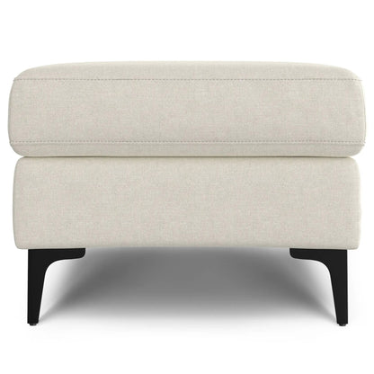 Ava Mid Century Ottoman beige linen by Unique Piece Furniture on Tampa Home & Garden Store