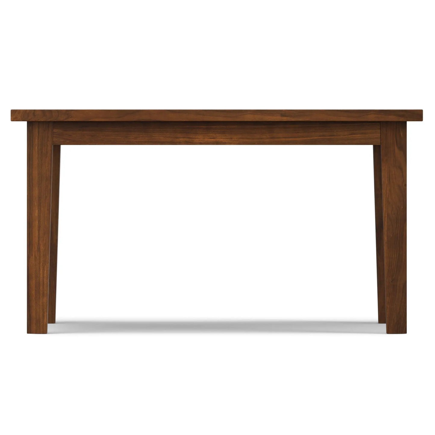 Eastwood Handcrafted Dining Table warm brown hardwood finish with chunky legs on Tampa Home & Garden Store