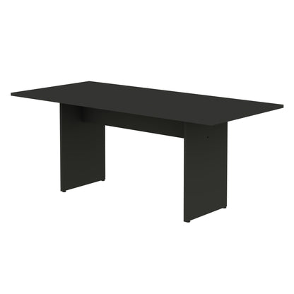 Nomad Dining Table with Protouch wood-grain finish, dark charcoal color by HouseOfZazla on Tampa Home & Garden Store