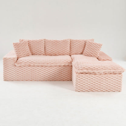 Modular Convertible Sofa and Twin Chaise Lounge