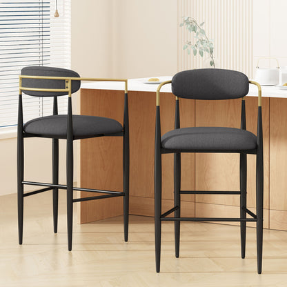 Upholstered Bar Stools for Kitchen Island Seating