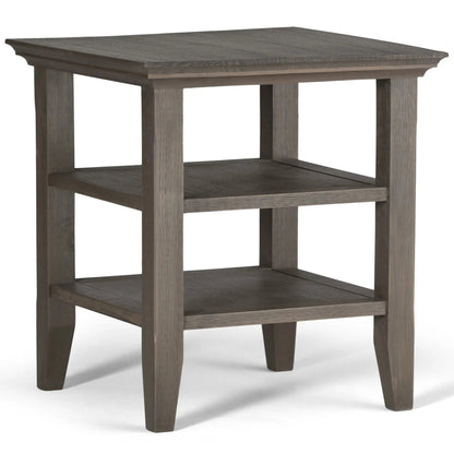 Acadian Handcrafted End Table Solid Wood