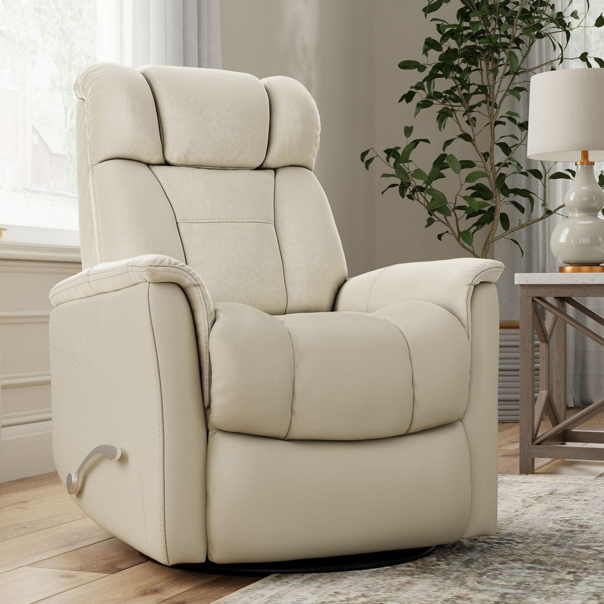 Bentley Swivel Glider Recliner with Footrest