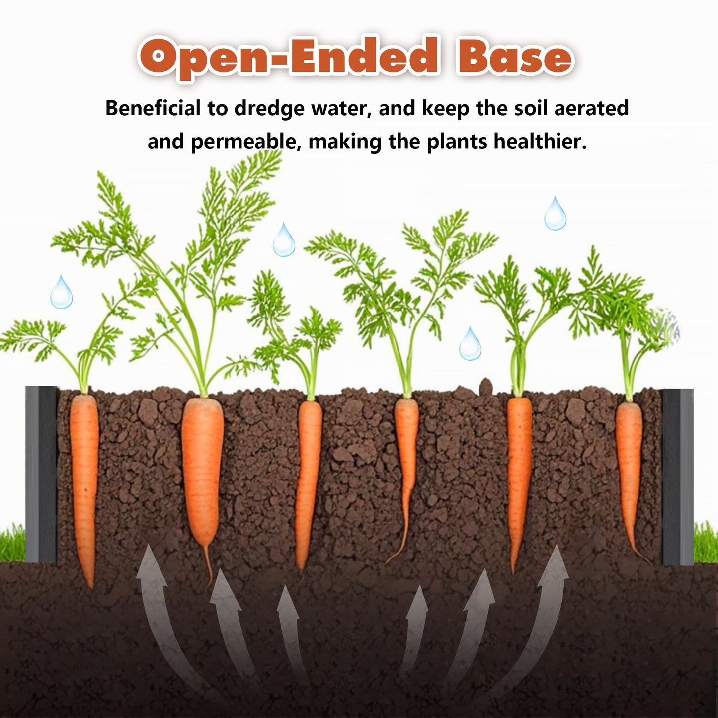 Two Pack Metal Raised Garden Beds and Boxes