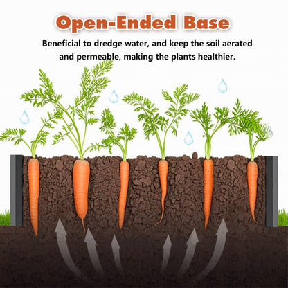 Two Pack Metal Raised Garden Beds and Boxes