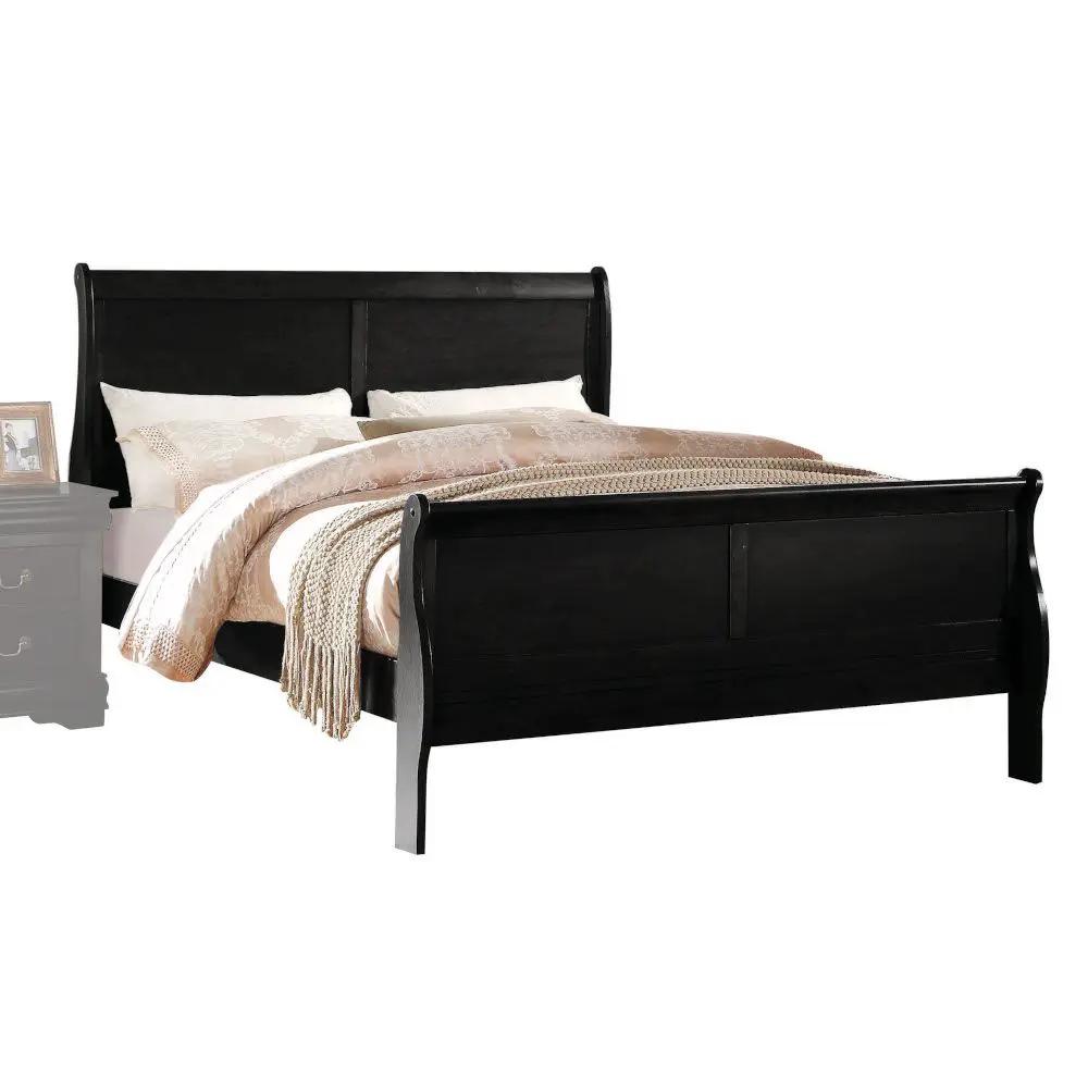Louis Philippe Sleigh Style Bed Timeless Finish