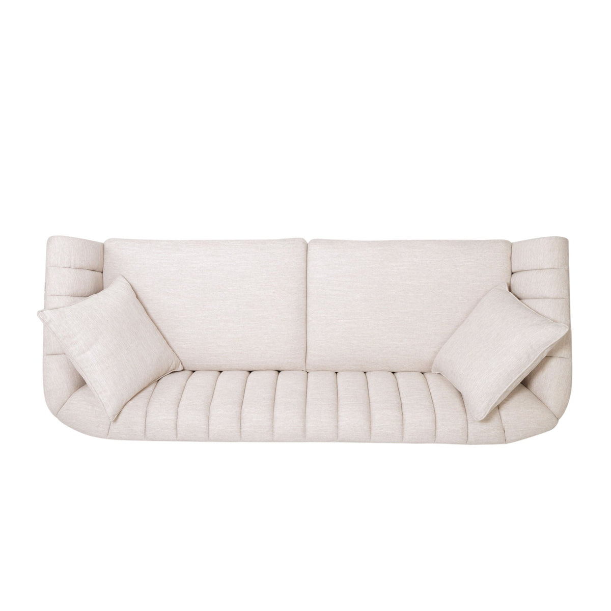Contemporary Three Seater Sofa with Button Stitch