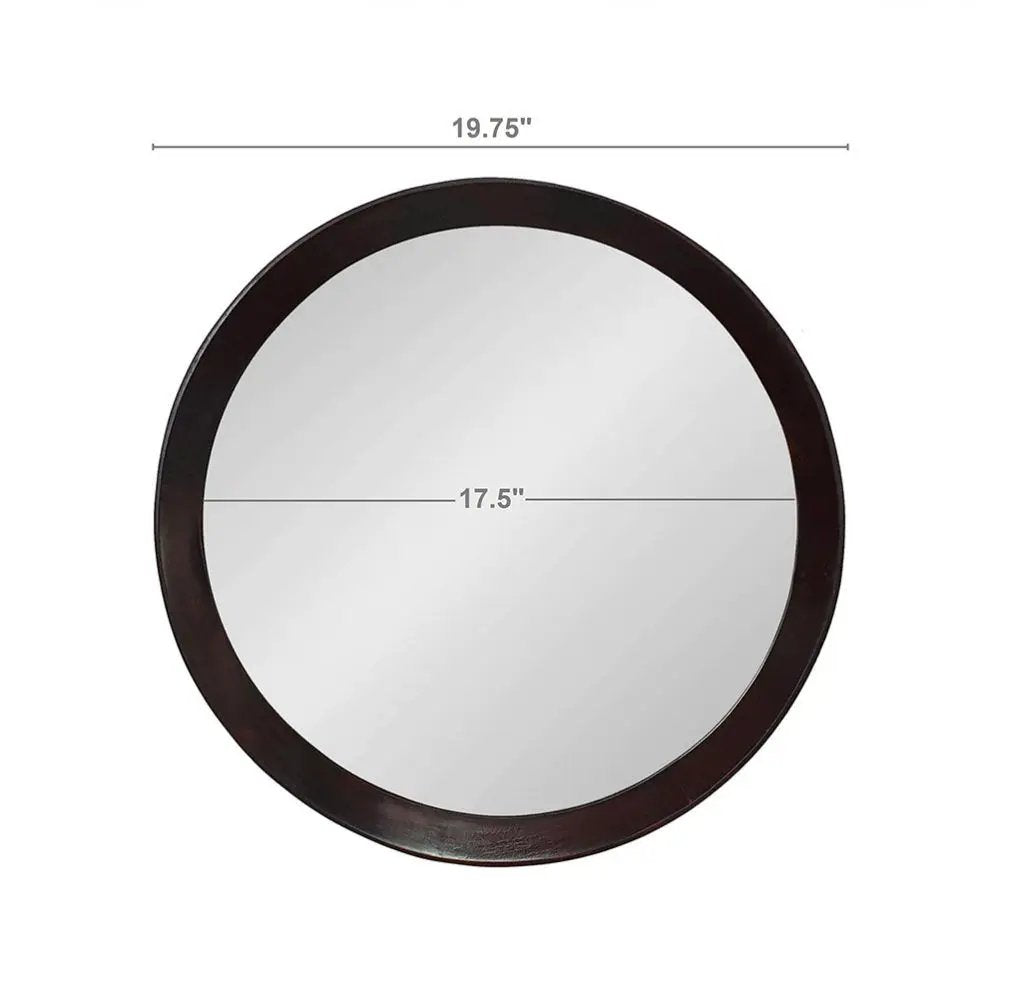 Transitional Decor Mirror with Frame for Bathroom