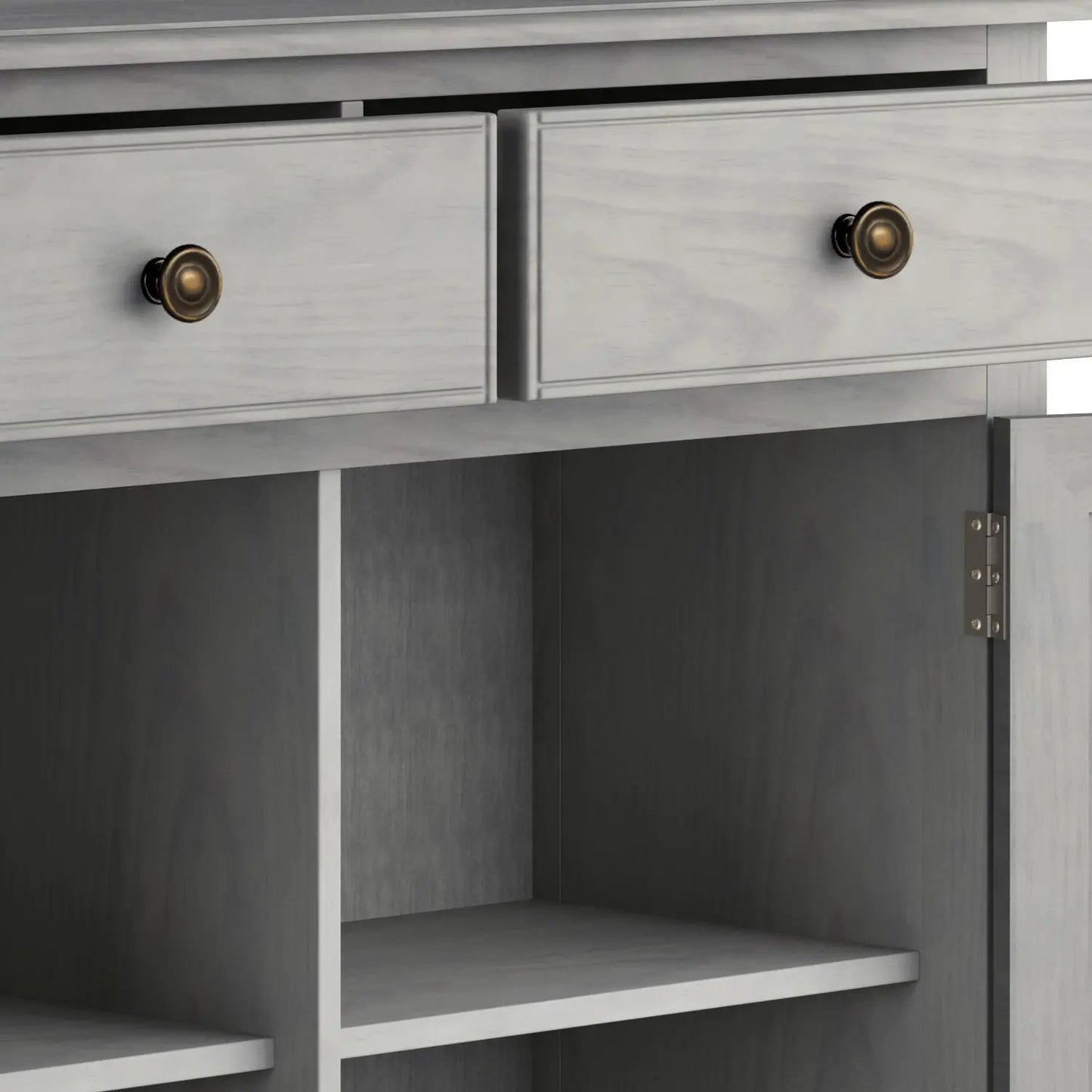 Connaught Handcrafted Solid Wood Entryway Cabinet