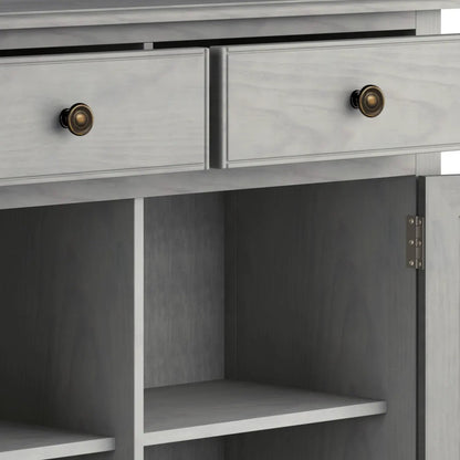 Connaught Handcrafted Solid Wood Entryway Cabinet