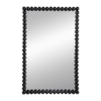 Rectangle wall mirror with black bead frame by HouseOfZazla on Tampa Home & Garden Store