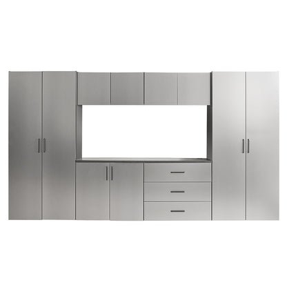 Astro Series Garage Cabinet Set gray by HouseOfZazla with soft closing drawers and storage on Tampa Home & Garden Store
