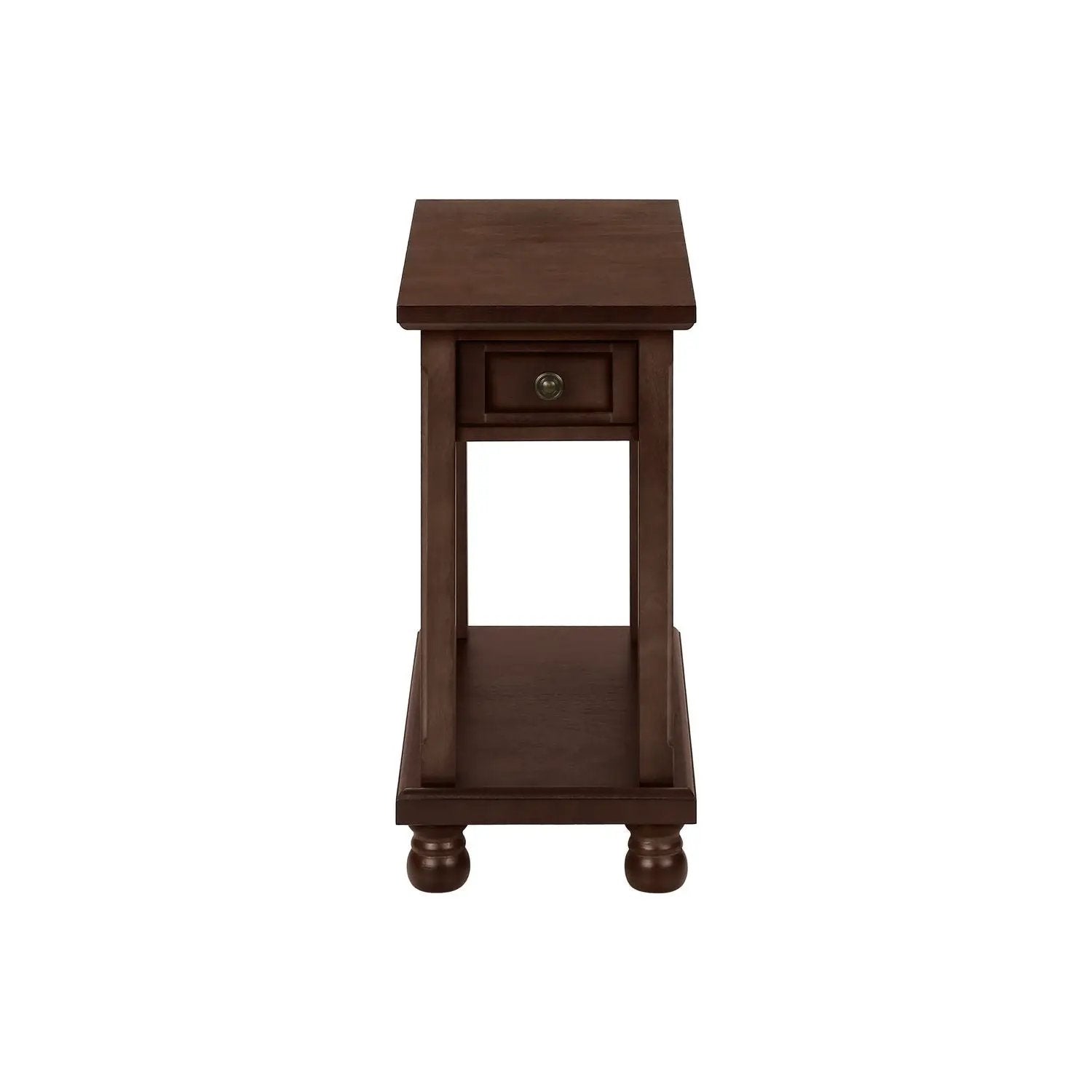 Accent End Table with storage drawer, espresso finish by Unique Piece Furniture on Tampa Home & Garden Store
