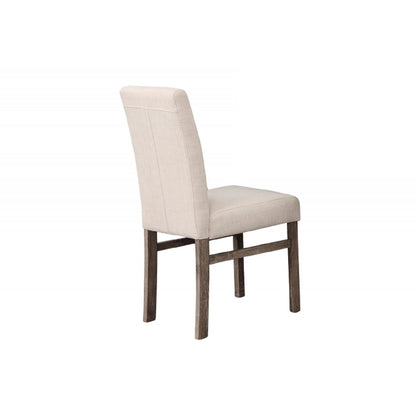 Transitional Upholstered Dining Chair For Kitchen