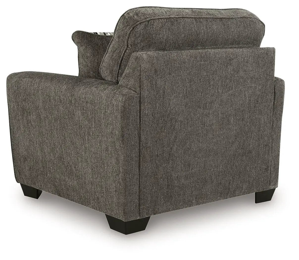 Olten stationary chair by Unique Piece Furniture in charcoal gray woven fabric on Tampa Home & Garden Store
