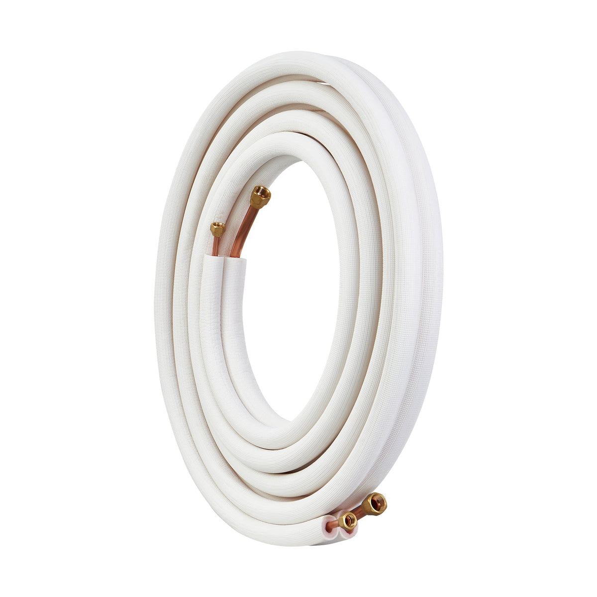 White 25ft mini split line set with copper tubing and brass fittings by HouseOfZazla on Tampa Home & Garden Store