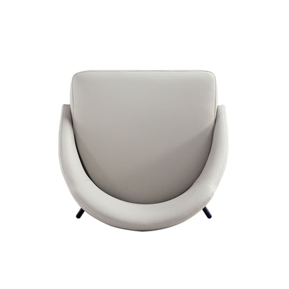 HouseOfZazla vegan upholstered dining chair, beige, high-density foam, side chair on Tampa Home & Garden Store