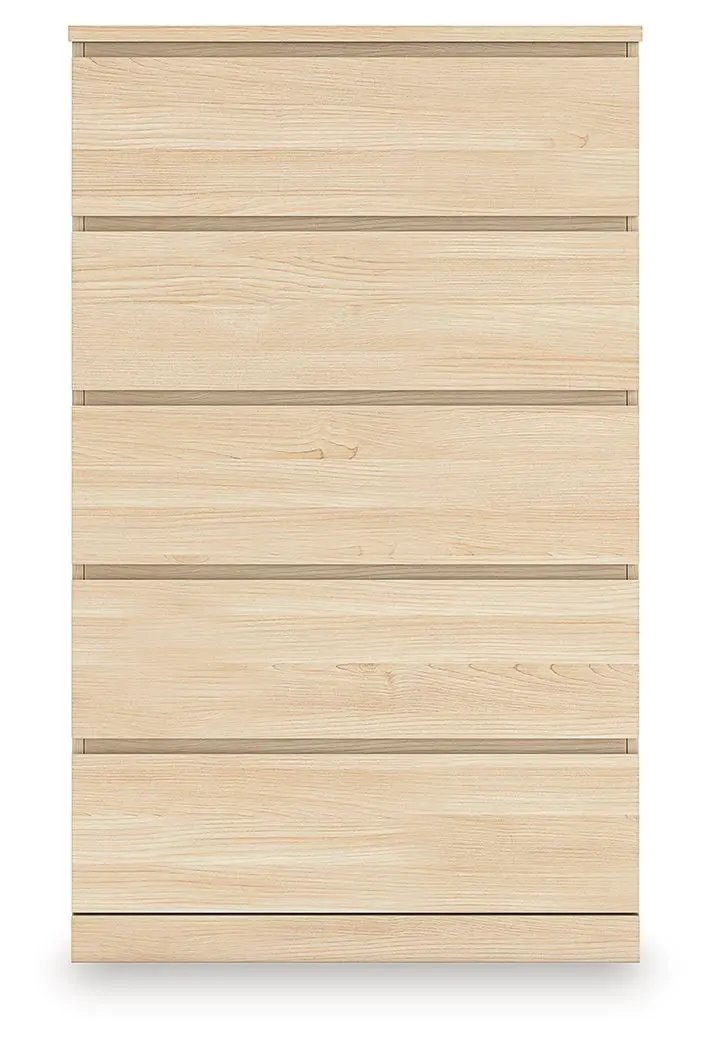Onita Five Drawer Chest in White Finish Modern