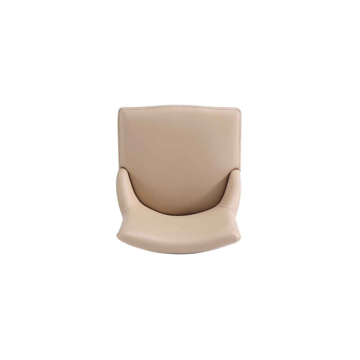 Shubert dining chair set of 2 beige foam-cushioned chairs with curved armrests on Tampa Home & Garden Store