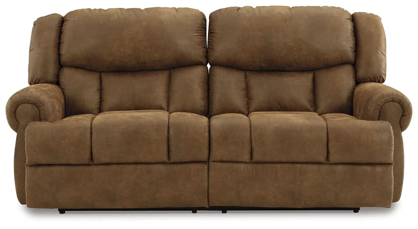 Boothbay 2 Seat Reclining Sofa by Unique Piece Furniture in brown fabric on Tampa Home & Garden Store
