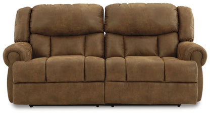 Boothbay 2 Seat Reclining Sofa by Unique Piece Furniture in brown fabric on Tampa Home & Garden Store
