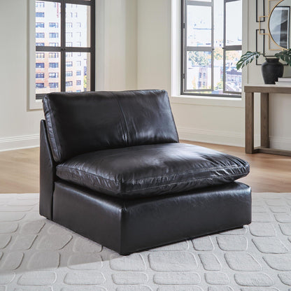 Emilia Sectional Sofa with Leather Accents