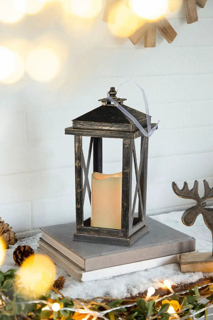Menifee Lantern With Led Candle Set of 2