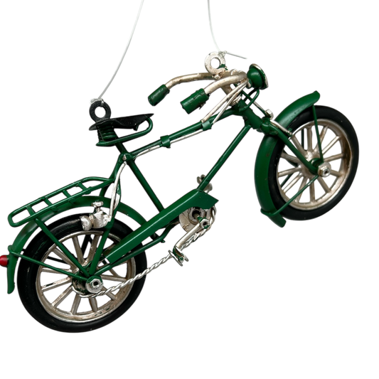 Green Bike Ornaments - Tampa Home & Garden Store