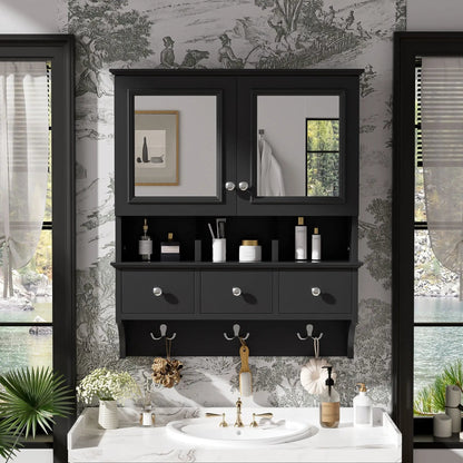Modern Bathroom Mirror Cabinet With Drawers