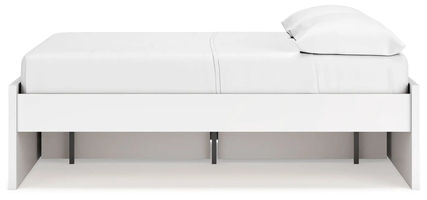 Onita Platform Bed with white finish and storage drawers by Unique Piece Furniture on Tampa Home & Garden Store