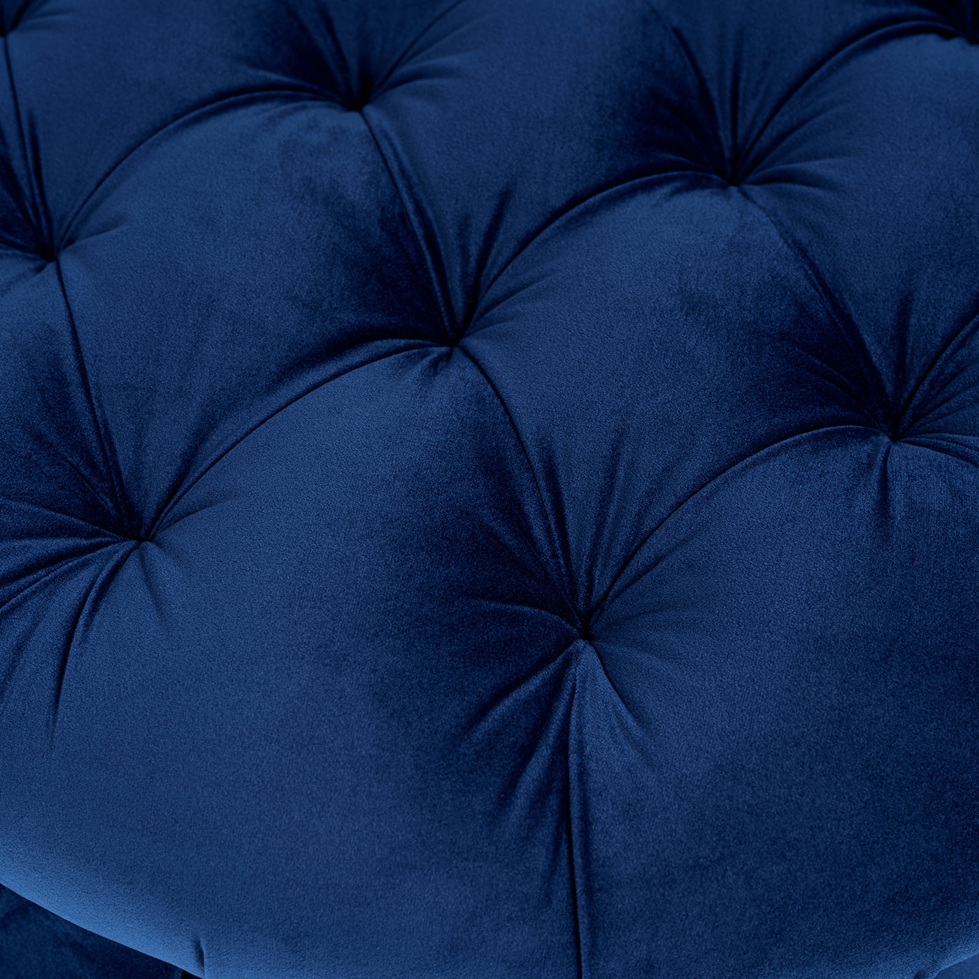 Roquefort 24.5in dog sofa bed, medium; navy blue velvet tufted upholstery by HouseOfZazla on Tampa Home & Garden Store