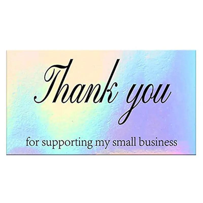 English Holiday Thank You Card for Do It Yourself