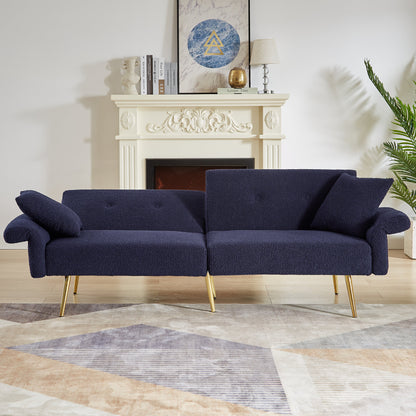 Modern Teddy Upholstered Sleeper Loveseat