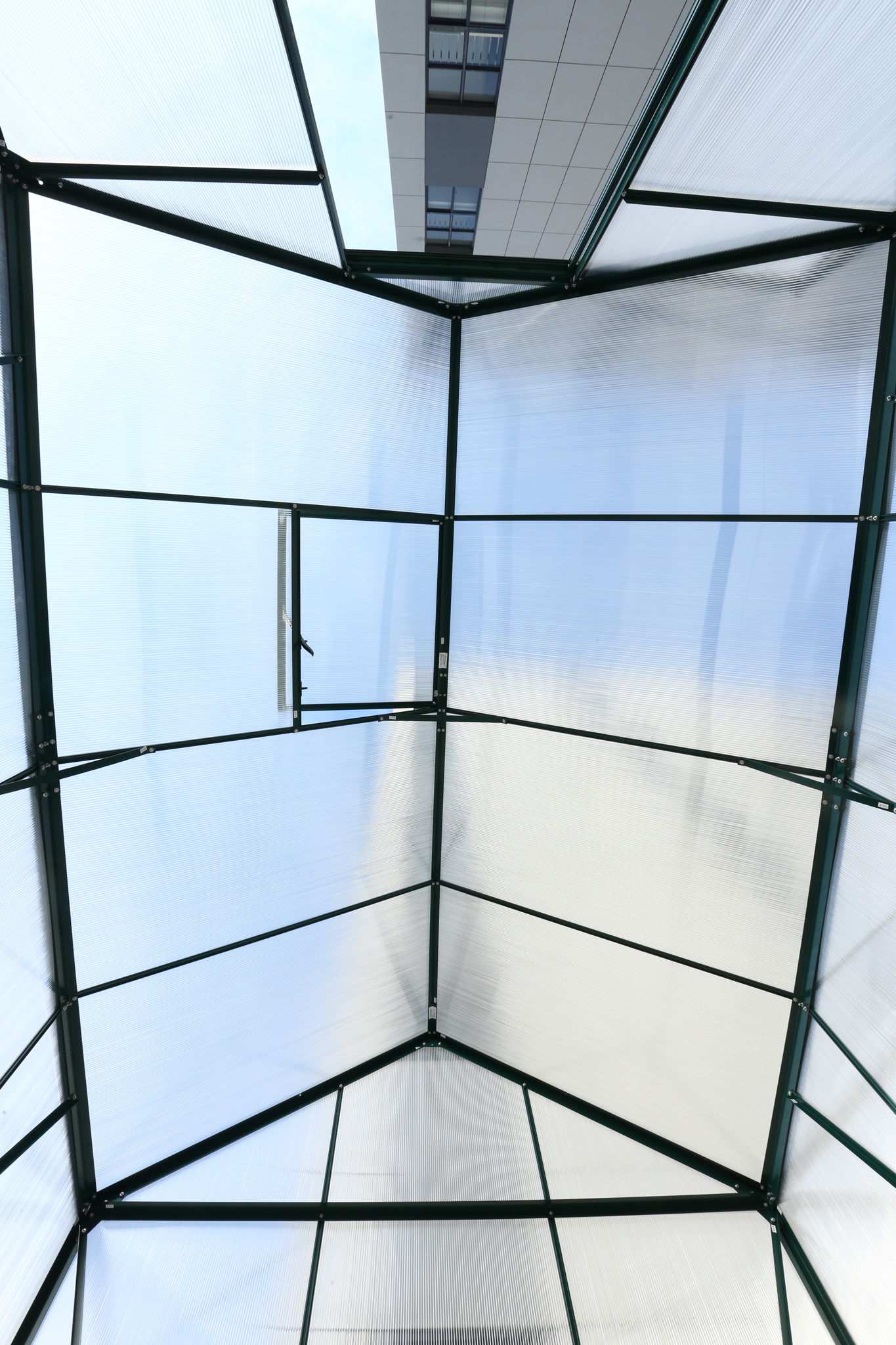 Heavy Duty Polycarbonate Greenhouse Kit and Door