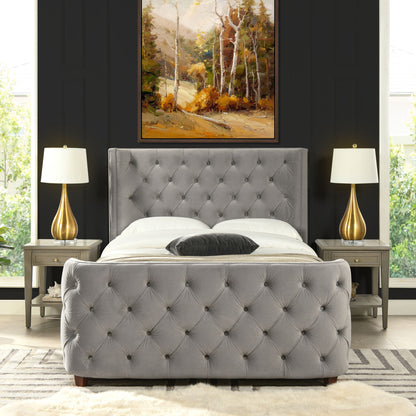 Brooklyn Tufted Panel Headboard and Footboard Set